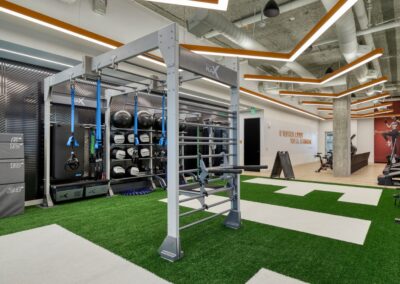 corporate gym amenity with gym rax functional training